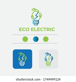 Das Eco-Elektro-Plug-Logo kann für das Energiemodell verwendet werden - Energiebild - Stromlogo - Ökologie-Symbol, Vektorgrafik Eps10