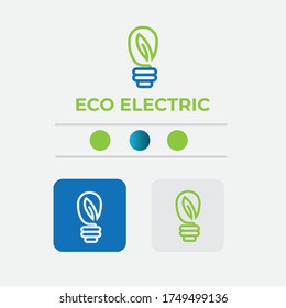 Eco Electric Plug Logo can for power logo - energy Icon - electricity Logo -Ecology symbol , Vector Eps10