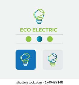 Eco Electric Plug Logo can for power logo - energy Icon - electricity Logo -Ecology symbol , Vector Eps10