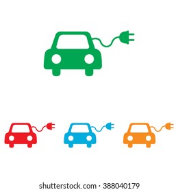 Eco electrocar sign