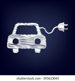 Eco electrocar sign