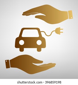 Eco electrocar sign