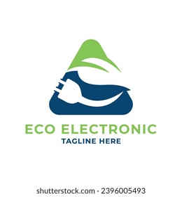 eco electronics logo creative modern simple design