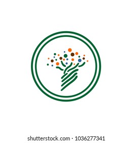 eco element logo design