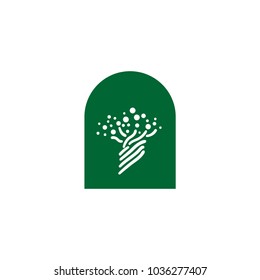 eco element logo design