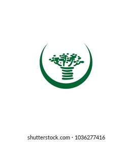 eco element logo design