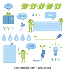 Eco elements and decorations