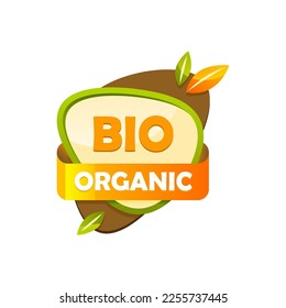 Eco emblem vector design.Bio sign. organic sticker