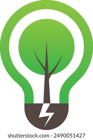 Eco Energy Bulb Vector Image