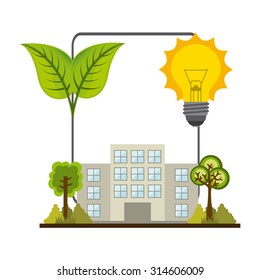 eco energy design, vector illustration eps10 graphic 