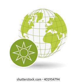eco energy design , vector illustration