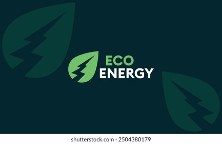  "ECO ENERGY" features a green leaf with a lightning bolt.