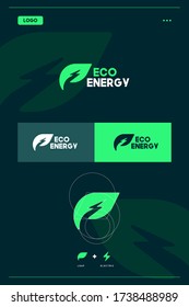 Eco energy / green energy logo template for personal or company