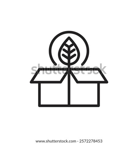 Eco Energy icon Flat vector set outline