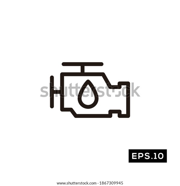 Eco Energy Icon. Green Energy Tech Sign Isolated\
on Green Background Vector\
