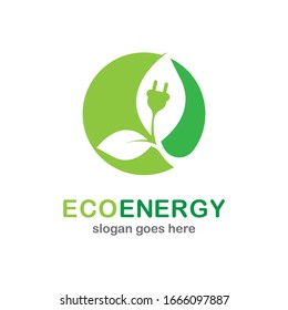 Icono de la energía ecológica Ilustración vectorial creativa