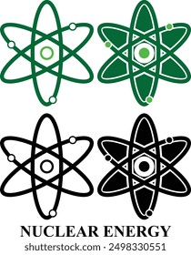 Eco Energy icon set. Environment, Eco friendly set of icon in fill and line style. Editable Colorful Nature icons set isolated on white background.