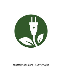Eco energy icon vector illustration