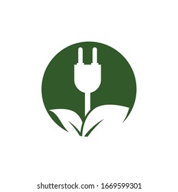 Eco energy icon vector illustration