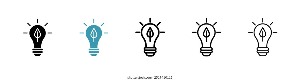 ECO Energy icon vector icon set. EPS 10