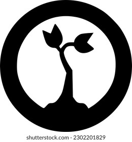 Eco energy icon vector symbol design illustration