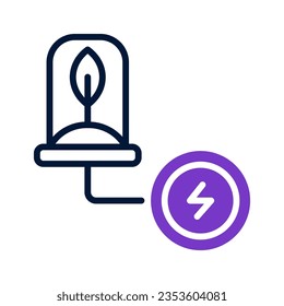 eco energy icon for your website, mobile, presentation, and logo design.