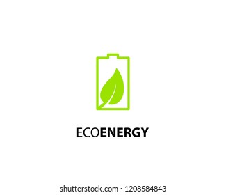 Eco Energy logo template design vector