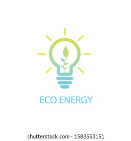 Eco energy logo template design, Eco friendly and green logo,illustration logo template, vector