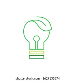 Eco energy logo template vector icon design