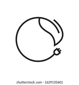 Eco energy logo template vector icon design