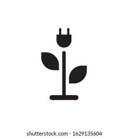 Eco energy logo template vector icon design
