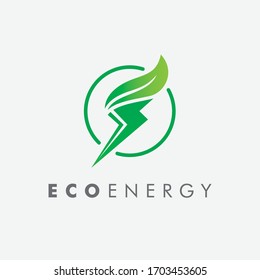 eco energy Logo vector design