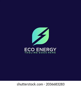 La plantilla de logotipo Eco Energy Nature es un logotipo de lujo que se adapta a su negocio, marca de empresa, etc.