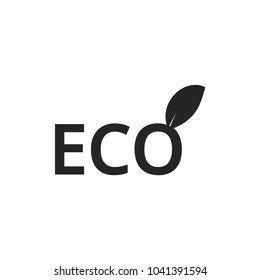 Eco energy vector icon
