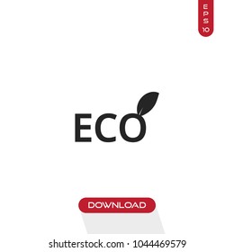 Eco energy vector icon