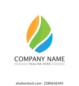 Eco Energy Vector Logo mit Blattsymbol. Grüne Farbe mit Blitz- oder Donner-Grafik. Natur und Strom sind erneuerbar. Dieses Logo eignet sich für Technologie, Recycling, Bio.