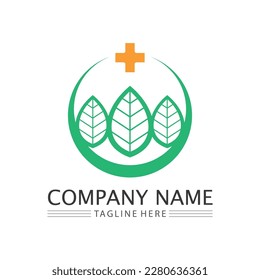 Eco Energy Vector Logo with leaf symbol. Green color with flash or thunder graphic. Nature and electricity renewable. This logo is suitable for technology, recycle, organic.
