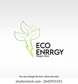 Eco Enerrgy Logo Template Design Vector