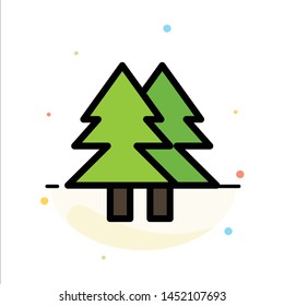 Eco, Environment,  Abstract Flat Color Icon Template