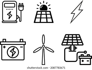 Eco and environment friendly green energy icon vector illustration