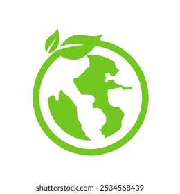 Eco environment icon isolated on white background.