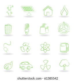 Eco and environment related symbols