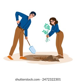 eco environmental stewardship  vector.  nature global, world plant, energy recycle eco environmental stewardship character. people flat cartoon illustration