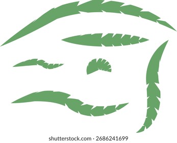 Eco Eye Logo Design – Símbolo Abstractas de hoja verde para la marca de Naturaleza