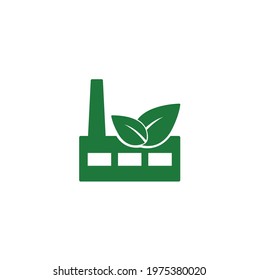 Eco fabric, alternative energy, green fabric simple icon vector illustration