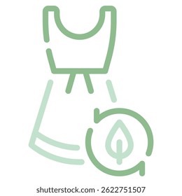 Eco Fashion icon, for web, app, infographic, etc