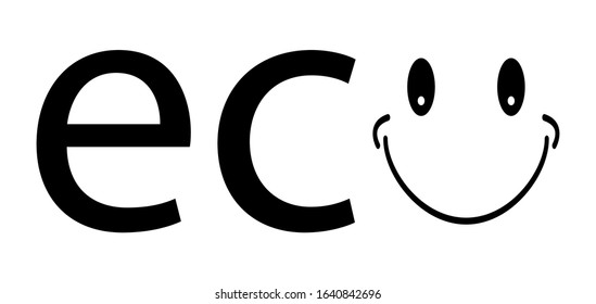 Eco flat vector graphic icon. Ecology flat natural sign. Vector illustration