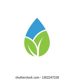 Eco flat vector icon. Ecology flat vector sign. Tree leaf flat vector icon