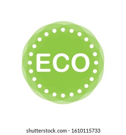 Eco flat vector icon. Ecology flat vector sign.
