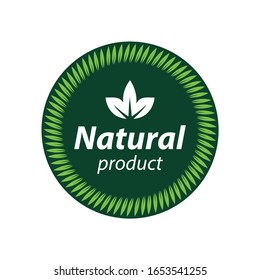 Eco flat vector icon. Ecology flat vector sign. Tree leaf flat vector icon